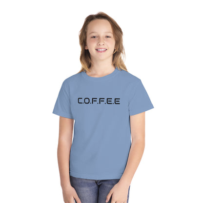 Youth Adult Coffee Christian Black Words Only