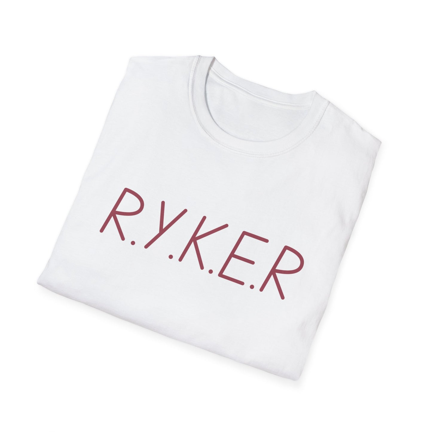 RYKER Christian Marron Letters