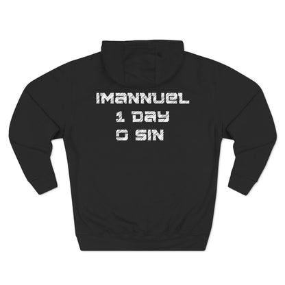 I-10 Christian White Words Hoodie