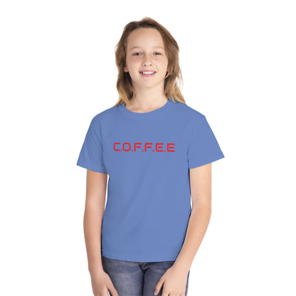 Youth Adult Coffee Christian Red Words Only