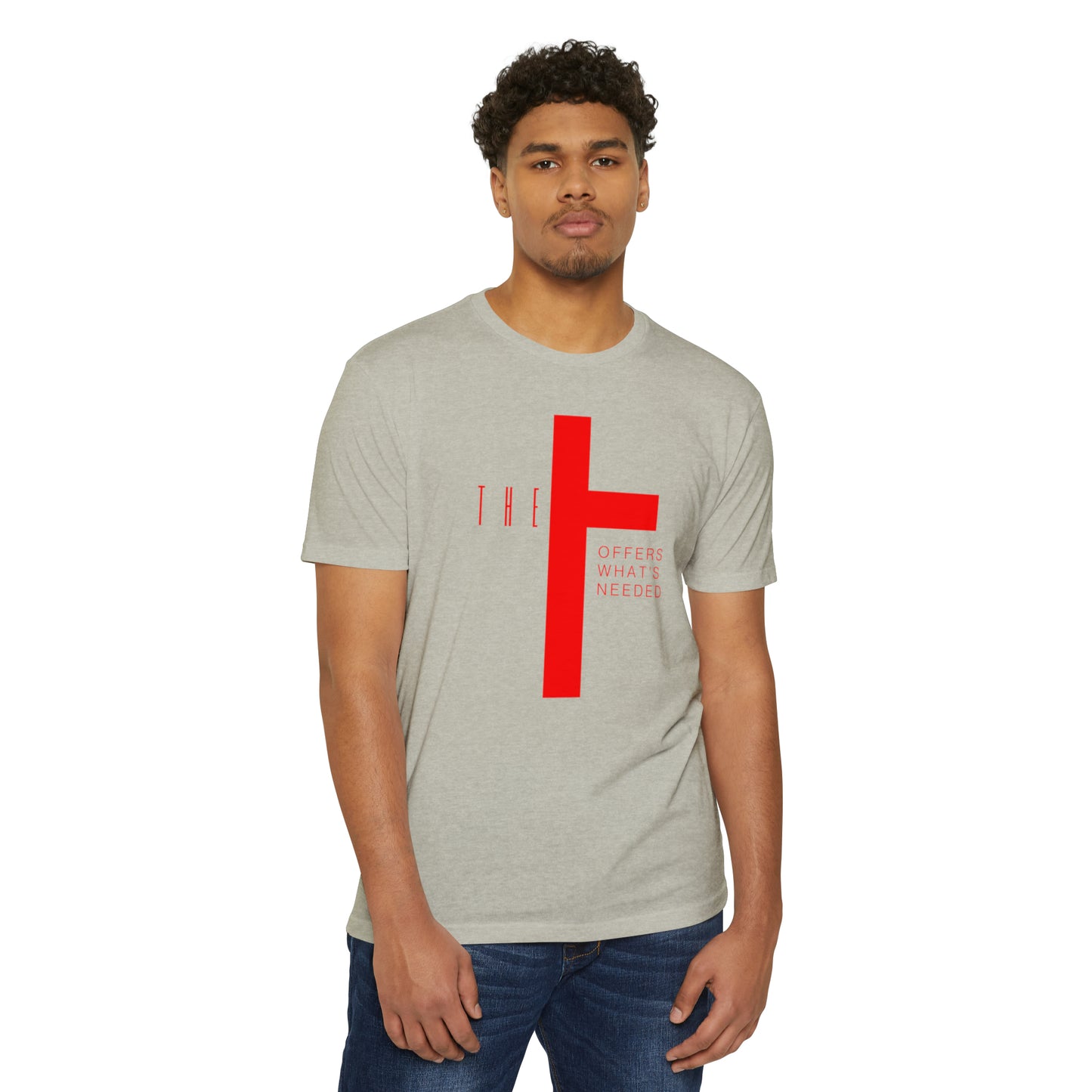 T-Town Red Cross & Letters Blended