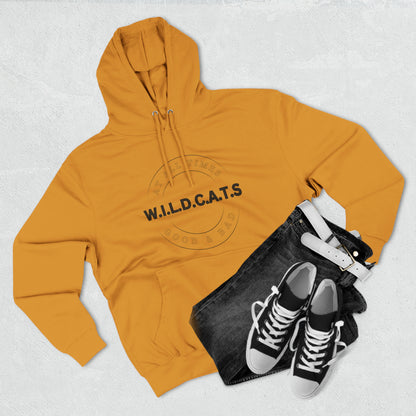 Wildcats Christian Black Letters & Picture Hoodie