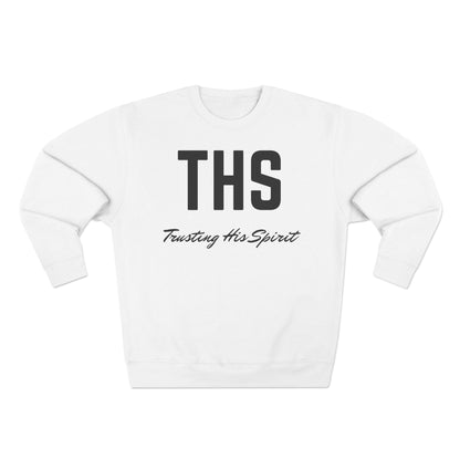 Adult THS Christian Black Letters Crewneck