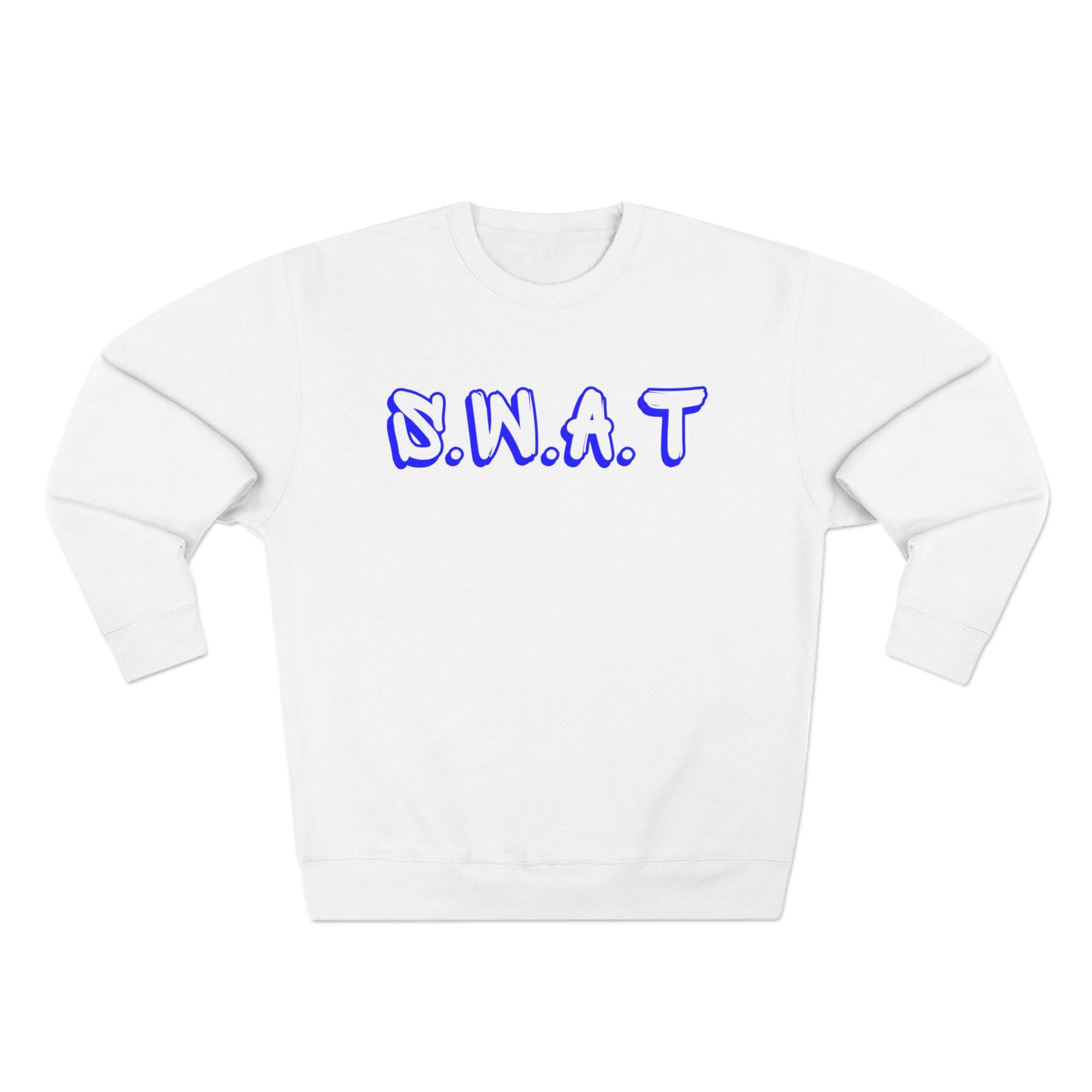 Swat Christian Blue Words Crewneck