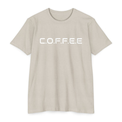 Adult Coffee Christian White Words & Image Blended