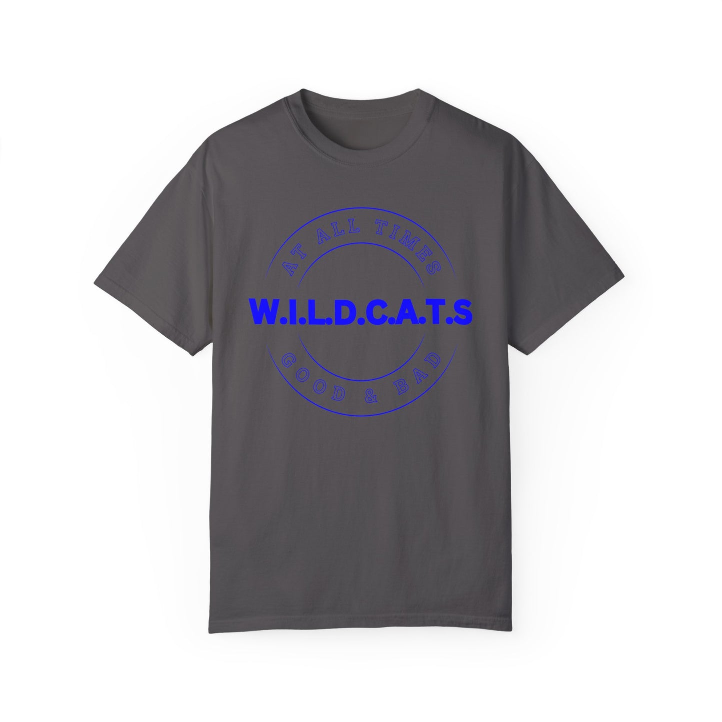 Wildcats Christian Blue Letters & Picture