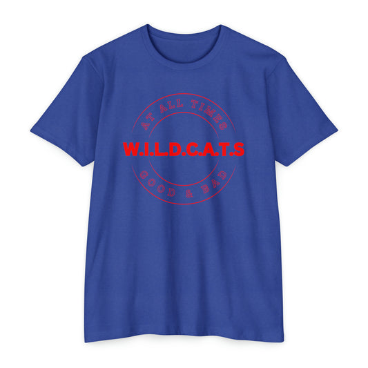 Wildcats Christian Red Letters & Picture