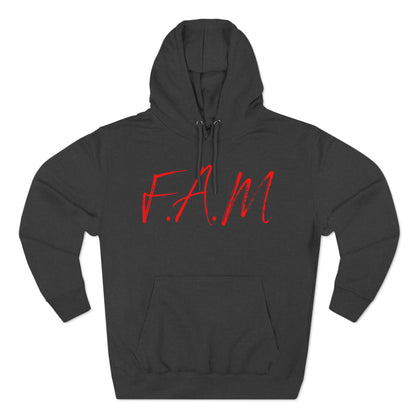 Fam Hoodie Red Words