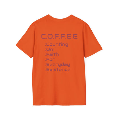 Adult Coffee Christian Marron Words Only