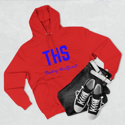 Adult THS Christian Blue Letters Hoodie