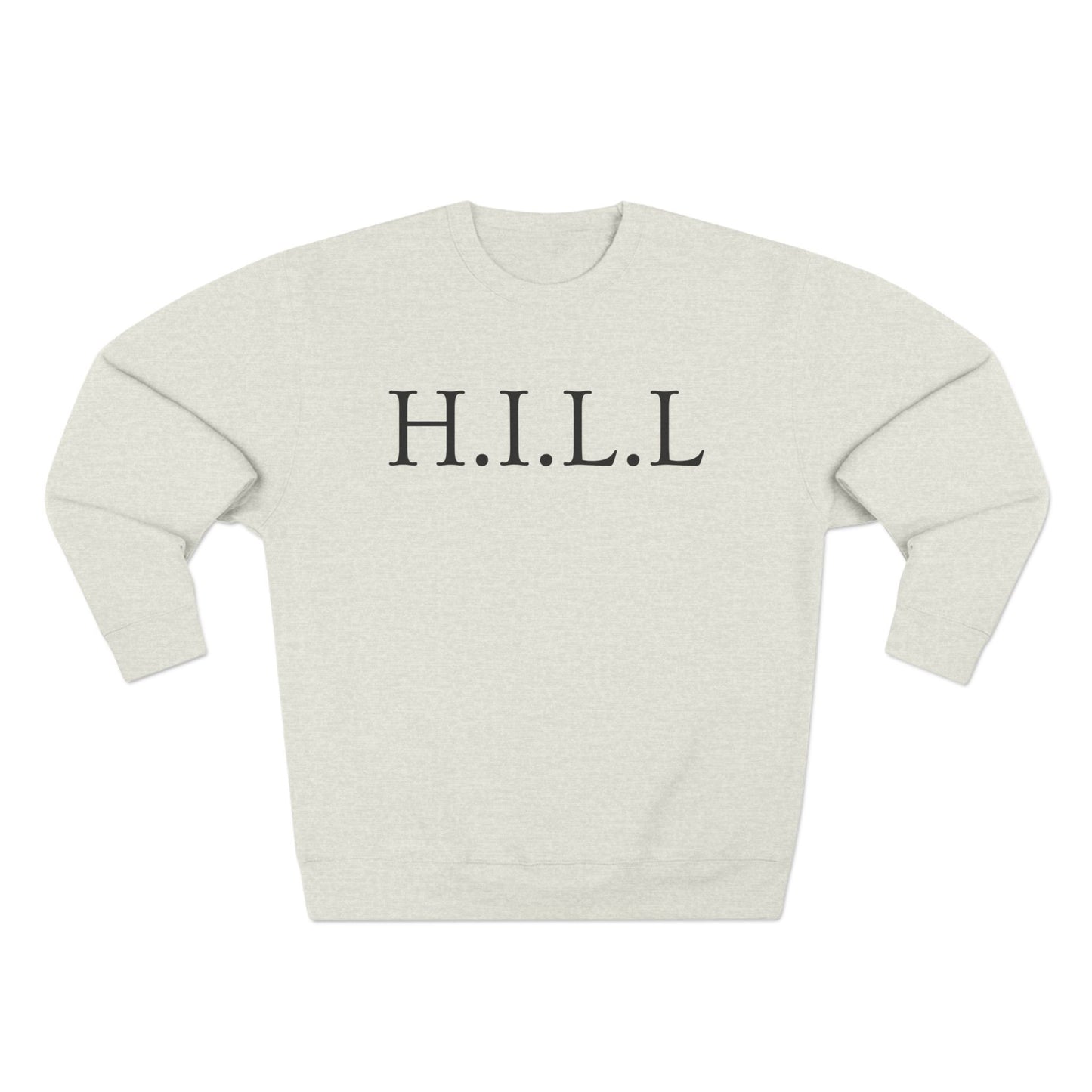 Hill Christian Black Words Crewneck