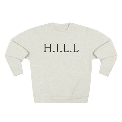 Hill Christian Black Words Crewneck