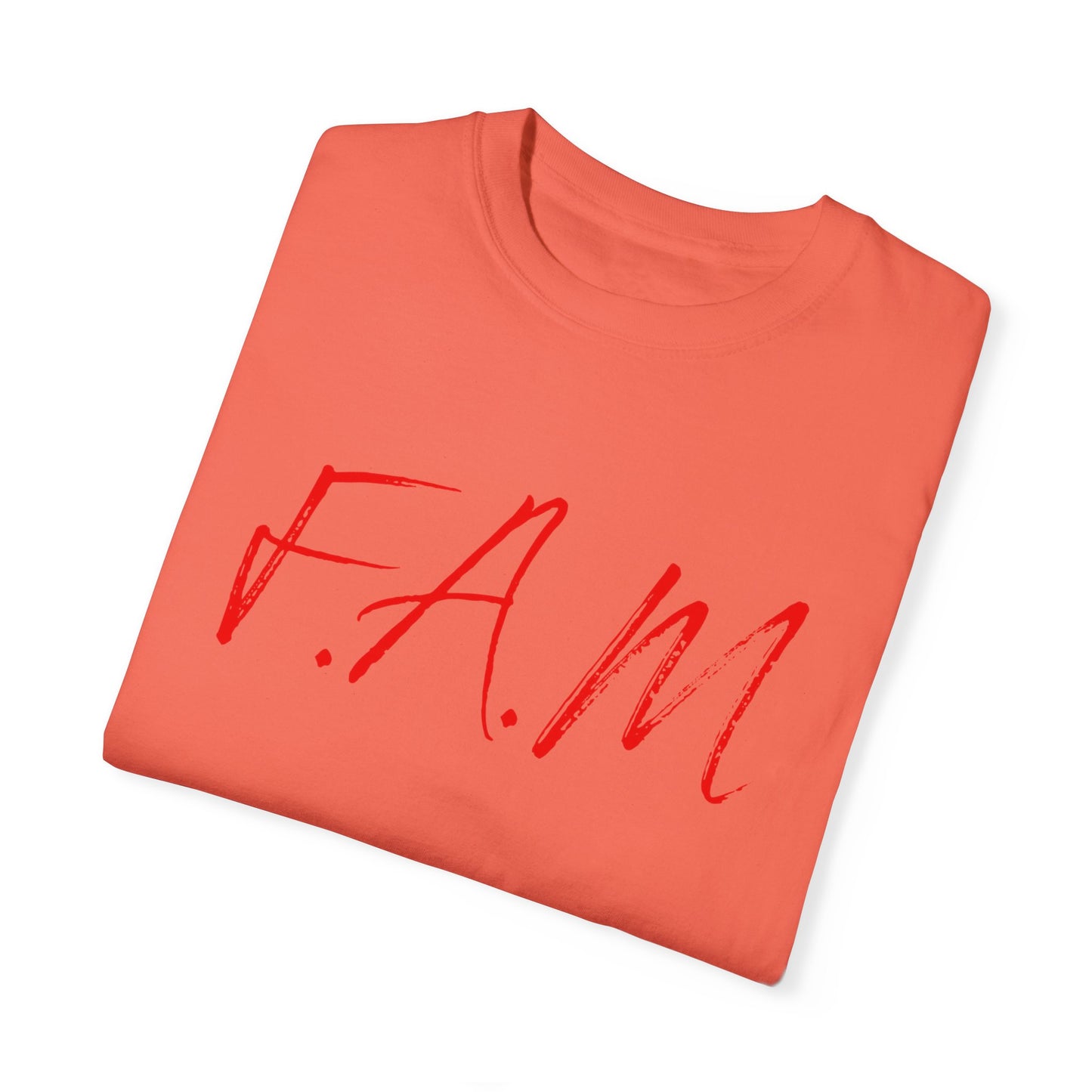 Fam Christian Red Letters & Image