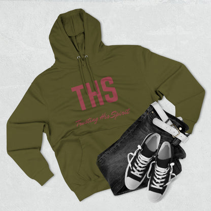 Adult THS Christian Marron Letters Hoodie