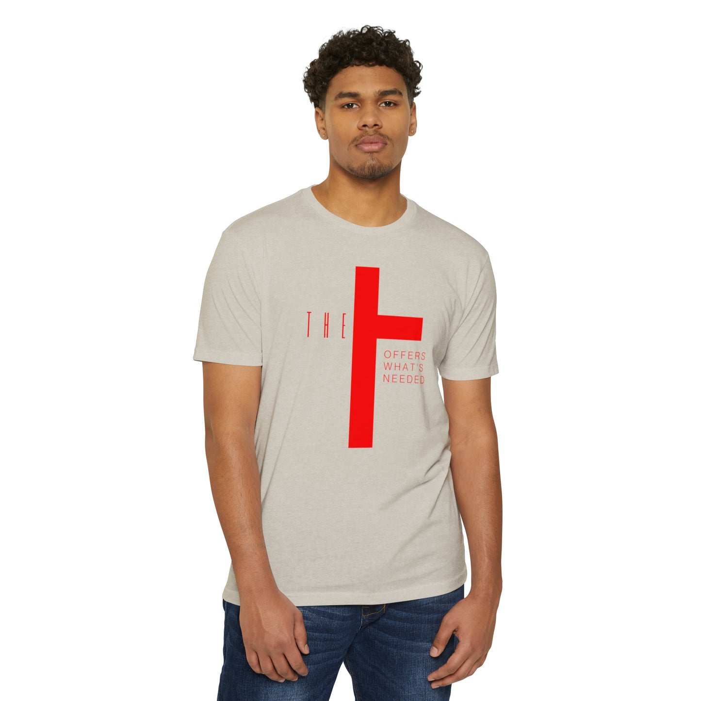 T-Town Red Cross & Letters Blended