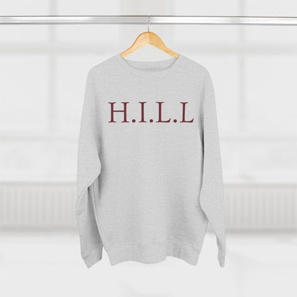 Hill Christian Marron Words Crewneck