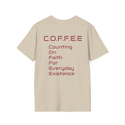 Adult Coffee Christian Marron Words Only