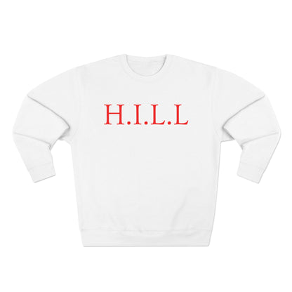 Hill Christian Red Words Crewneck