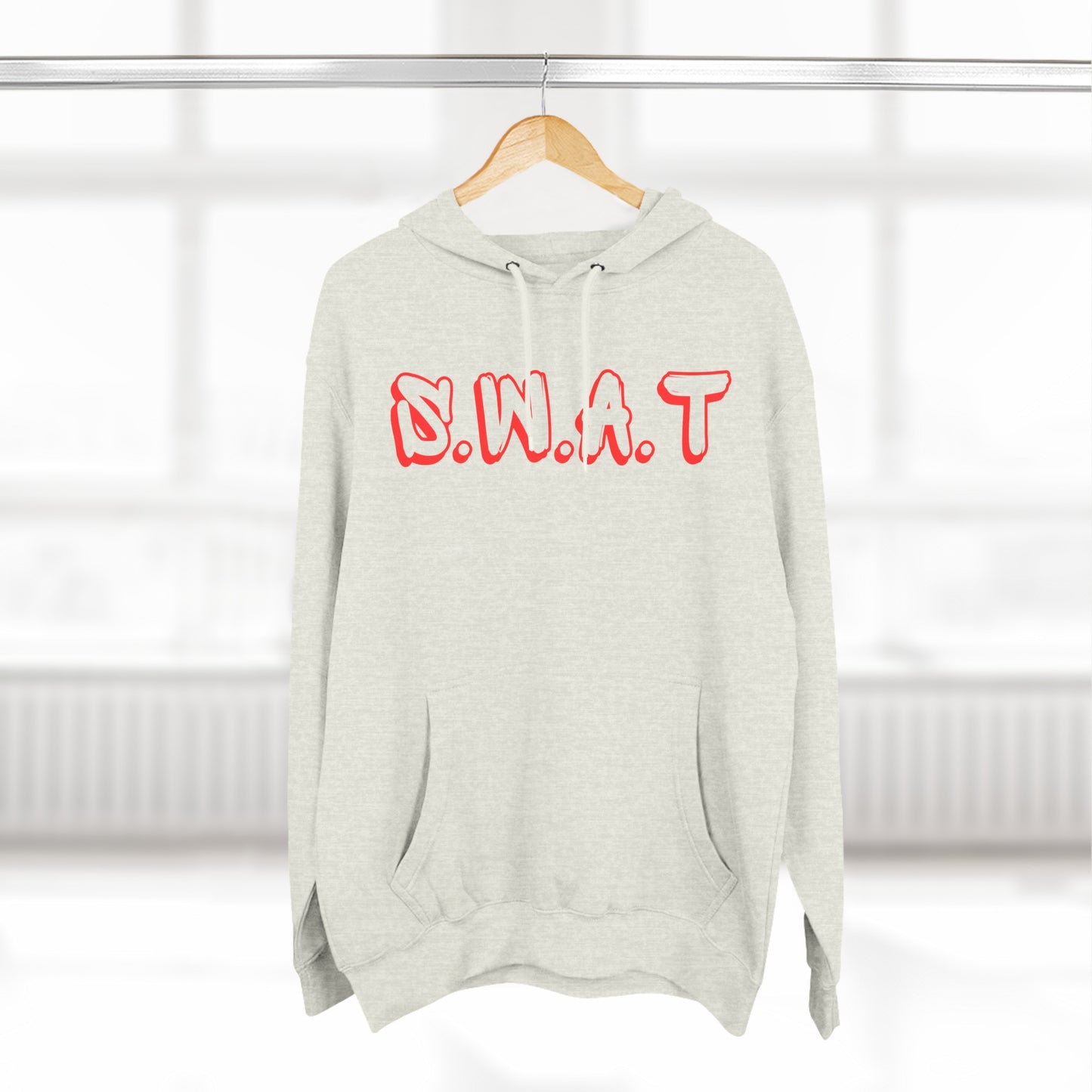 Swat Christian Red Words Hoodie