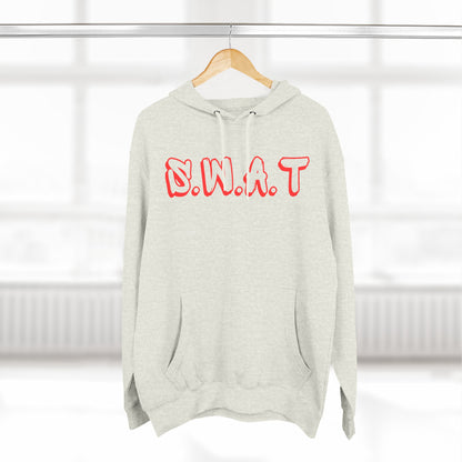 Swat Christian Red Words Hoodie