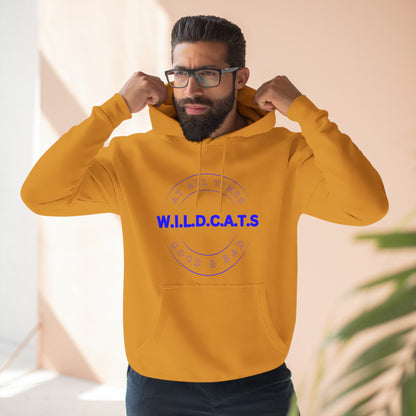 Wildcats Christian Blue Letters & Picture Hoodie