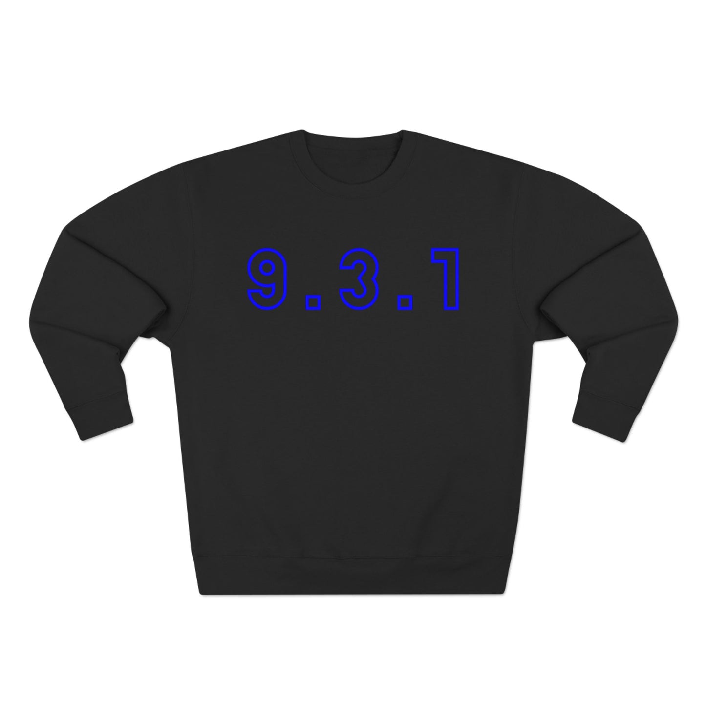 931 Crewneck Blue Words