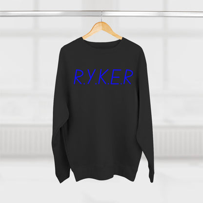 RYKER Christian Blue Letters Crewneck