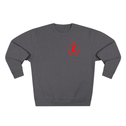 Heights Christian Red Letters & Image Crewneck