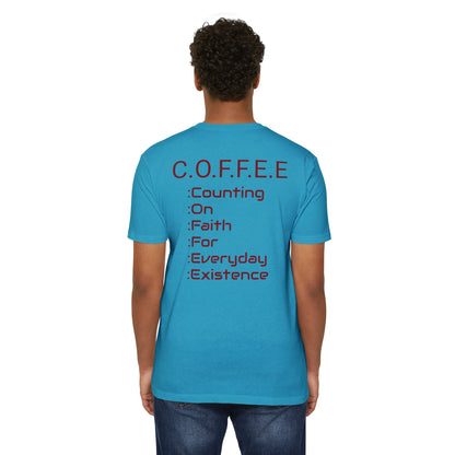 Adult Coffee Christian Marron Words Only Blended