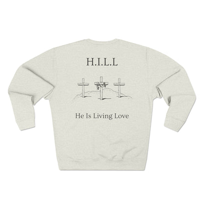 Hill Christian Black Words Crewneck