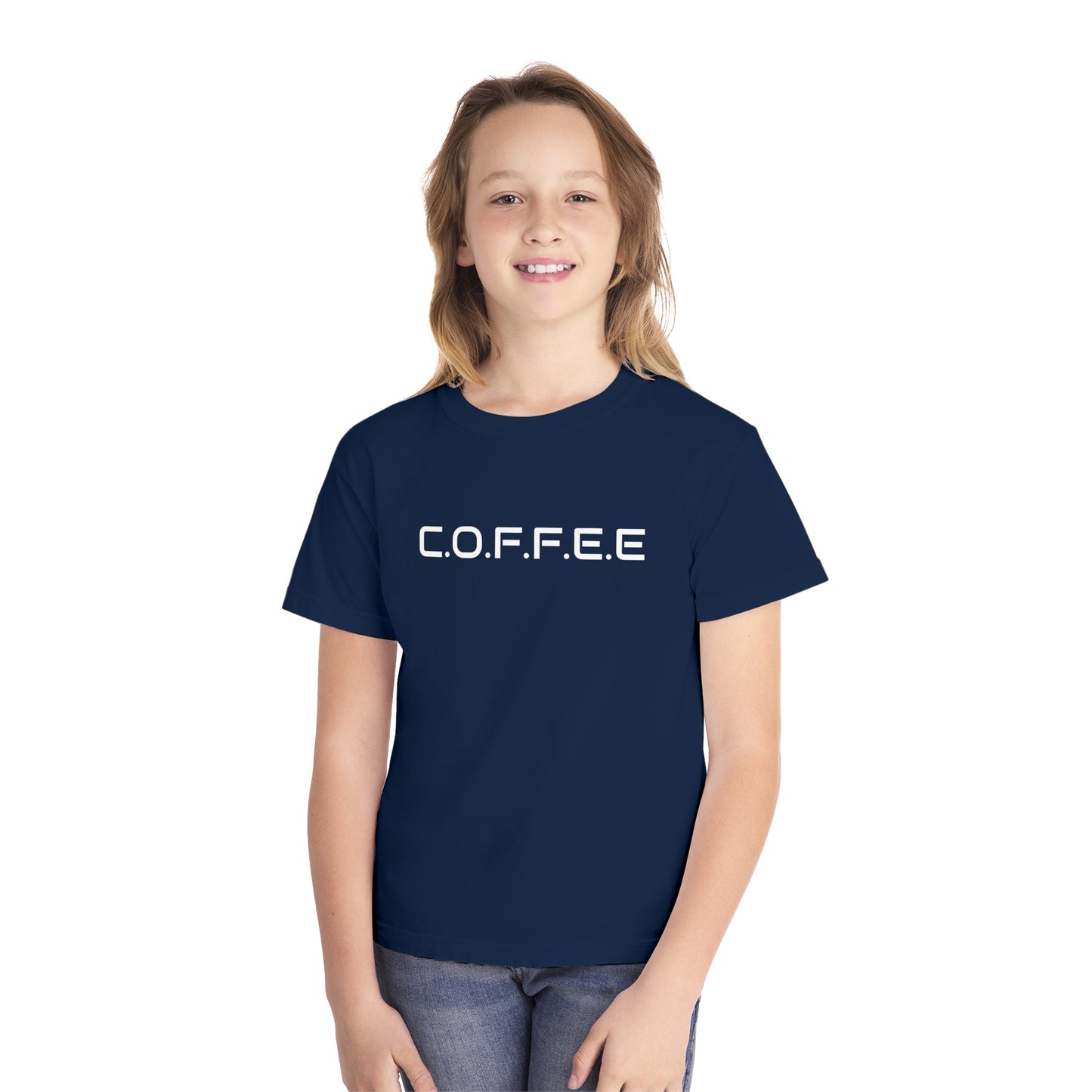 Youth Adult Coffee Christian White Words Only