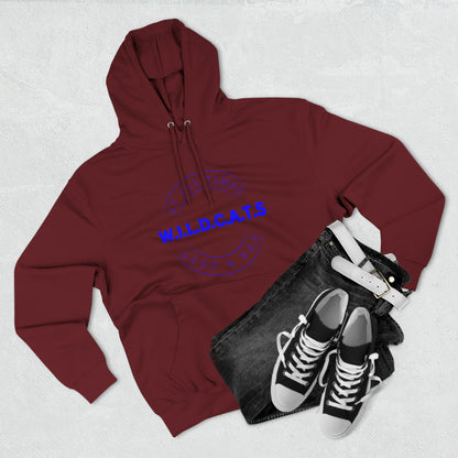 Wildcats Christian Blue Letters & Picture Hoodie