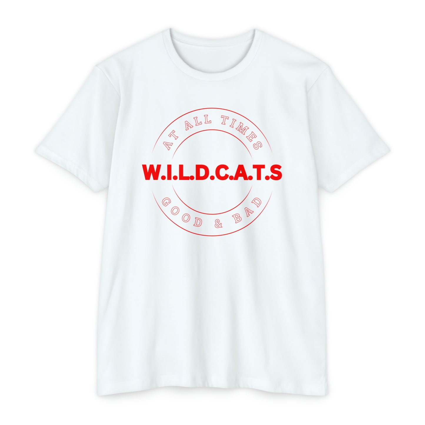 Wildcats Christian Red Letters & Picture