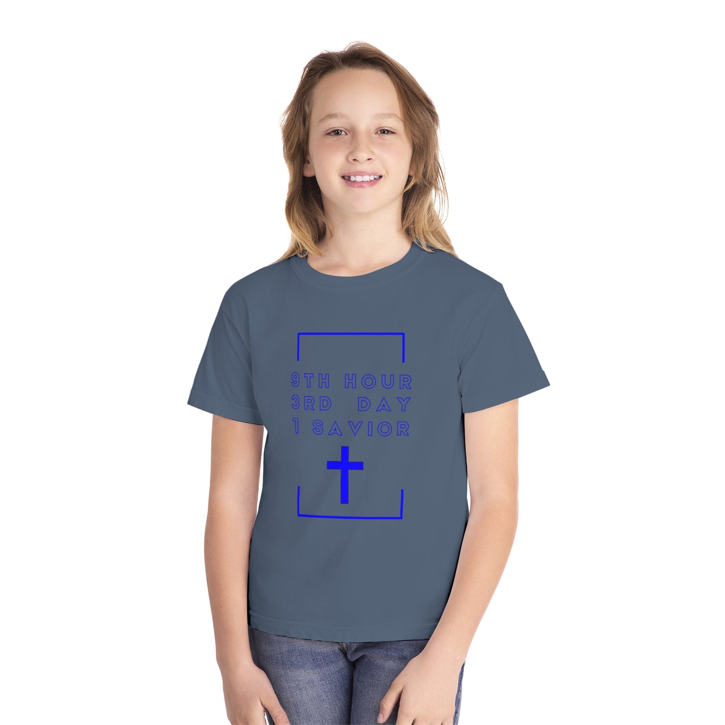 Youth 931 Christian Blue Letters