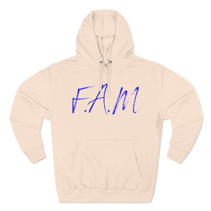 Fam Hoodie Blue Words