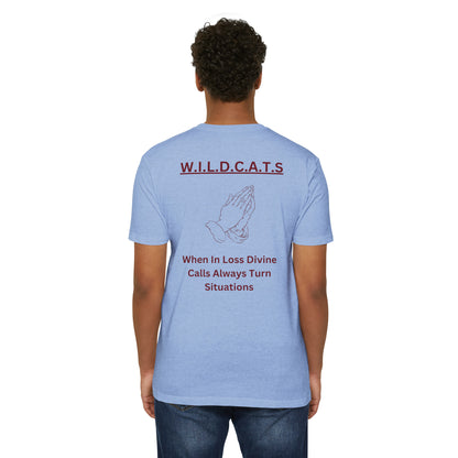 Wildcats Christian Marron Letters & Picture