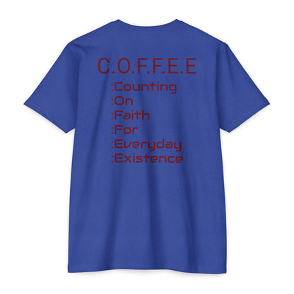 Adult Coffee Christian Marron Words Only Blended