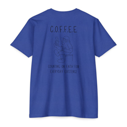 Specialty Adult Coffee Christian Blue Words & Men Image