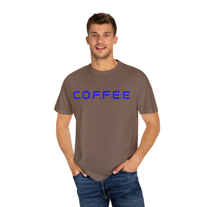 Adult Coffee Christian Blue Words Only