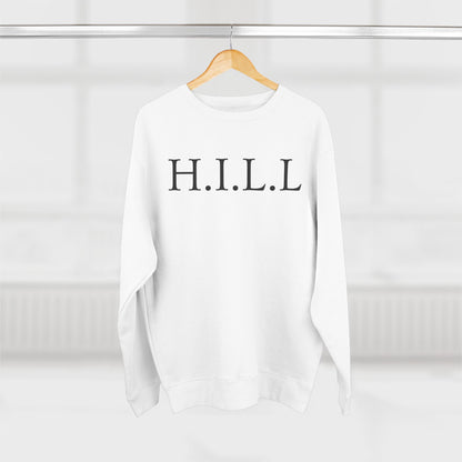 Hill Christian Black Words Crewneck