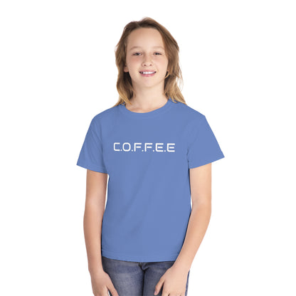 Youth Adult Coffee Christian White Words Only