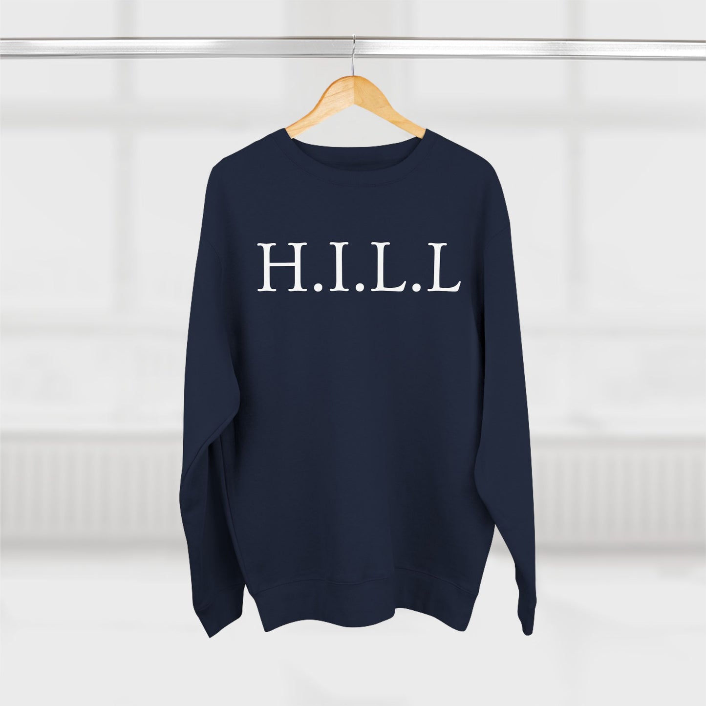 Hill Christian White Words Crewneck