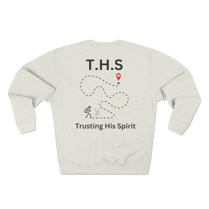 Adult T.H.S Trusting His Spirit Specialty Hoodie Black Letters