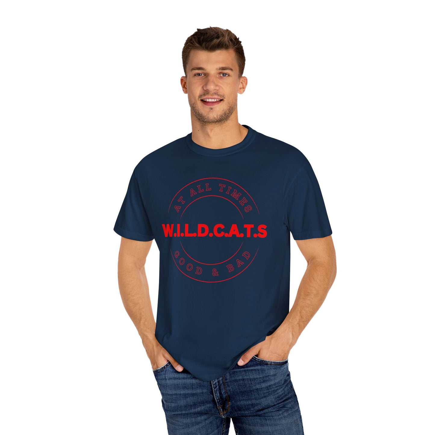 Wildcats Christian Red Letters & Picture