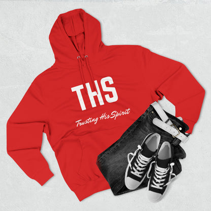 Adult THS Christian White Letters Hoodie