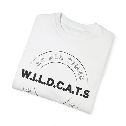 Wildcats Christian Black Letters & Picture