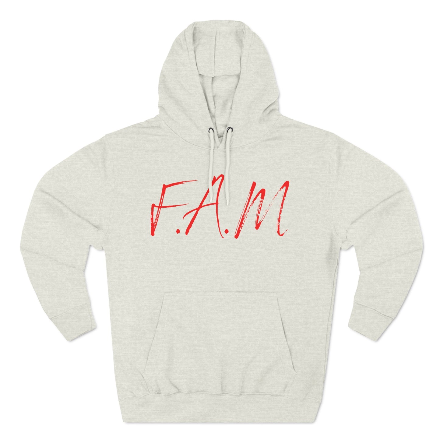 Fam Hoodie Red Words