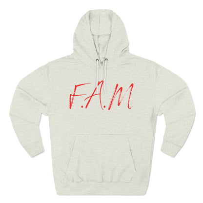 Fam Hoodie Red Words