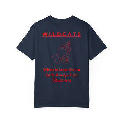 Wildcats Christian Red Letters & Picture