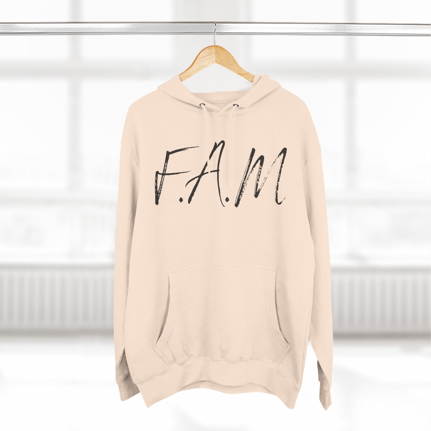 Fam Hoodie Black Words